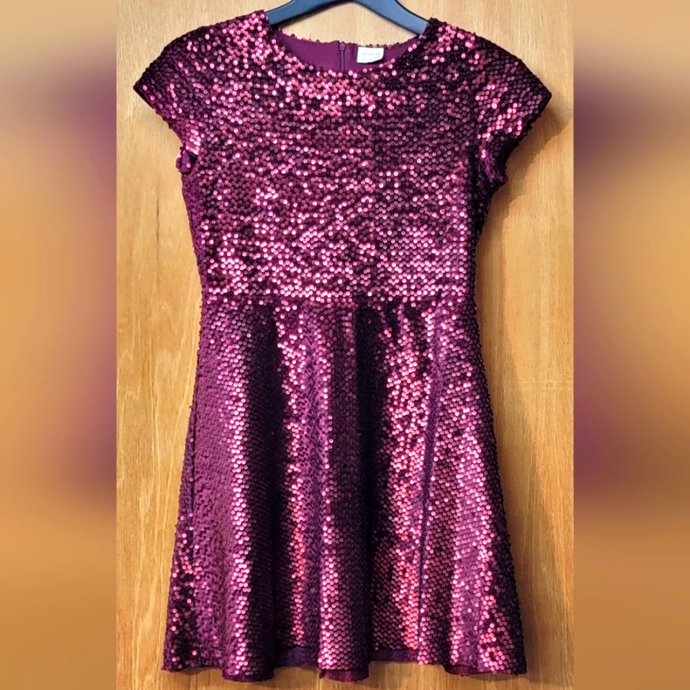 Girls Sequin Holiday Dress